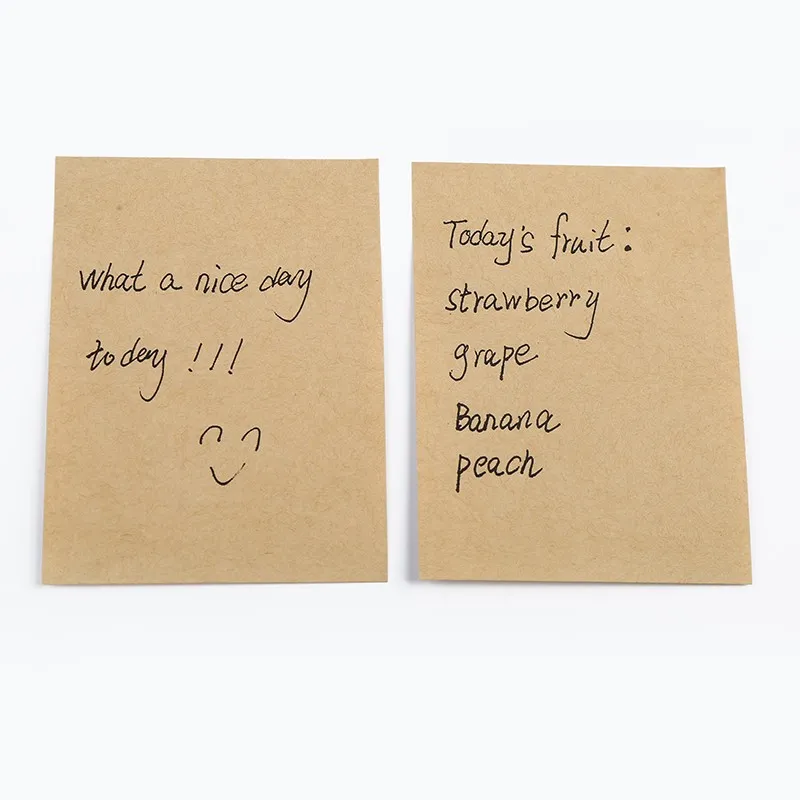 Kraft Paper Sticky Notes Kraft Paper Sticky Notes